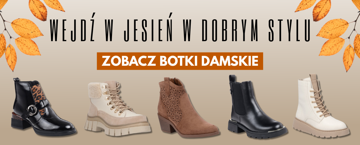 botki damskie na jesień