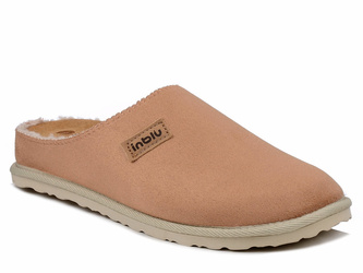 Kapcie damskie ciepłe domowe Inblu CS-45 pantofle z kożuszkiem ocieplane