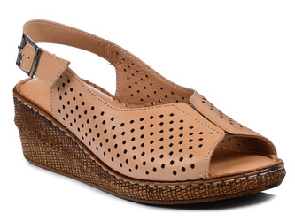 Sandały damskie na koturnie T.Sokolski IK250