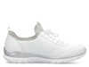 Półbuty damskie białe Rieker L3259-80 sneakersy wsuwane wygodne sportowe
