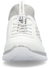 Półbuty damskie białe Rieker L3259-80 sneakersy wsuwane wygodne sportowe