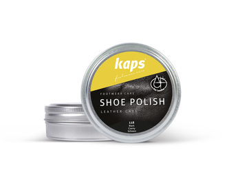 Pasta do butów skórzanych w puszce czarna Kaps Shoe Polish 50 ml