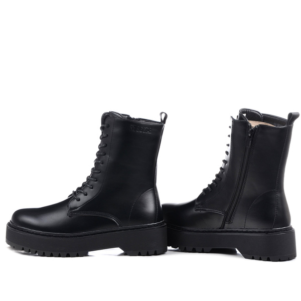 Glany damskie Big Star wysokie czarne ocieplane polarem II274109 