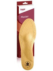 Wkładki do butów ortopedyczne na płaskostopie skórzane Kaps Master