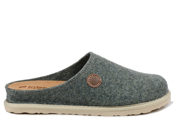 Kapcie damskie filcowe zielone Inblu CS-47 pantofle domowe zakryte palce