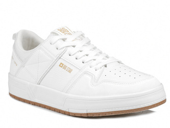 Buty męskie sportowe Big Star NN174093 białe niskie ekoskóra sznurowane