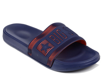 Klapki męskie granatowe Big Star RR174A052 basenowe plażowe wsuwane