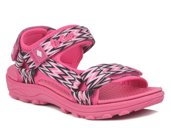 Sandały dziecięce dziewczęce sportowe różowe Lee Cooper 3574 lekkie