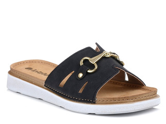 Klapki damskie skórzana wkładka Inblu LA-02