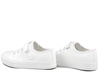 Buty trampki dziecięce całe białe News 1004 ekoskóra na rzepy wygodne 