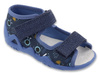 Kapcie dziecięce Befado 350P059 chłopięce sandałki na rzepy wygodne