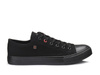 Trampki męskie całe czarne Big Star T174110 niskie tekstylne sznurowane
