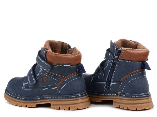 Buty zimowe dziecięce chłopięce botki ocieplane American Club XD 100/23