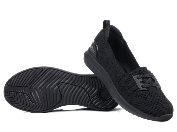 Buty damskie  Lee Cooper 3198L sportowe wsuwane ażurowe wygodne czarne