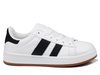 Sneakersy damskie białe News 8233 buty sportowe klasyczne sznurowane