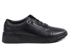 Sneakersy damskie czarne Loretta Vitale 5277 półbuty skórzane platforma
