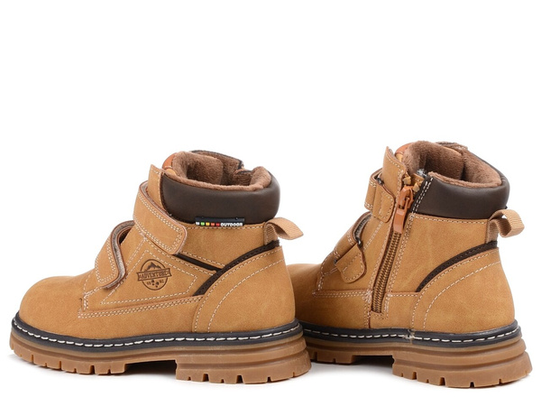 Buty zimowe dziecięce chłopięce botki ocieplane American Club XD 100/23