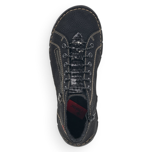Botki damskie zimowe ocieplane Rieker 55048-00 
