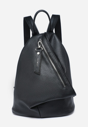 Plecak damski czarny miejski mały Luigisanto K1322 z ekoskóry