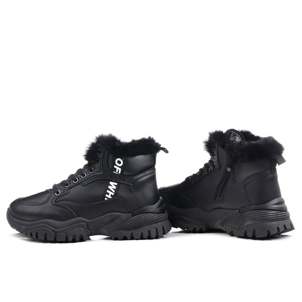 Sneakersy damskie News 9121 buty sportowe zimowe ocieplane wysokie