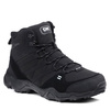 Buty męskie trekkingowe czarne DK VB17782 softshell wysokie za kostkę