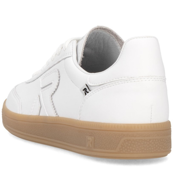 Buty damskie Rieker W2200-80 białe skórzane sneakersy półbuty sportowe
