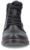 Buty męskie zimowe Rieker F4544-00 trzewiki ocieplane skórzane czarne 