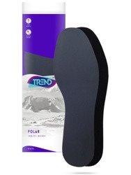 Wkładki do butów zimowe ocieplane z węglem aktywnym przeciwpotne Polar