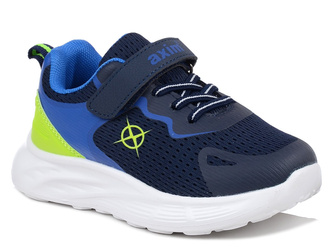 Buty dziecięce sportowe Axim 26121 na rzepy lekkie skórzana wkładka