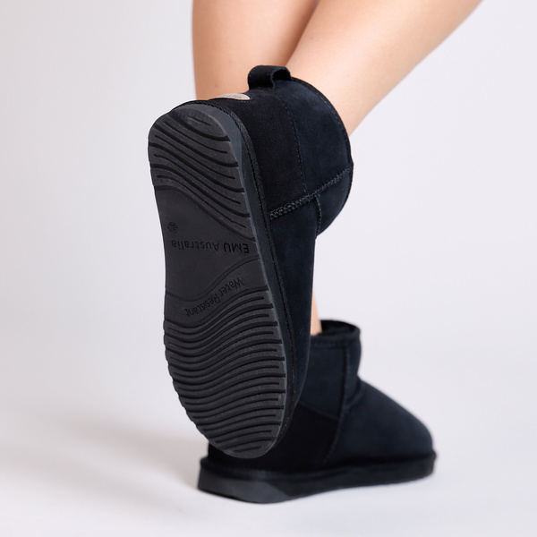 Buty damskie Emu Australia śniegowce ocieplane Stinger Micro czarne