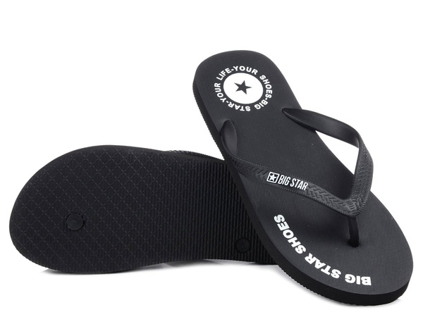 Klapki japonki męskie czarne Big Star LL174423