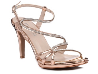 Sandały damskie na obcasie wizytowe Bayla 587