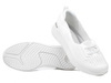 Buty damskie Lee Cooper 3201L sportowe wsuwane ażurowe wygodne białe