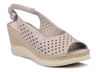 Sandały damskie na koturnie T.Sokolski IK183