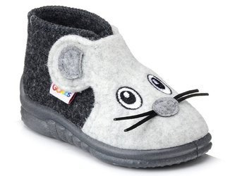 Kapcie dziecięce filcowe ciepłe GoKids Myszki