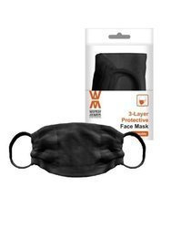 MASECZKA CZARNA ANTYWIRUSOWA OCHRONNA BAWEŁNIANA