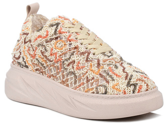 Sneakersy damskie T.Sokolski W505 koronkowe na platformie wielokolorowe