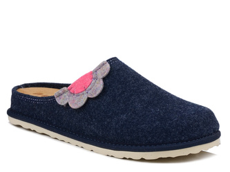 Kapcie damskie filcowe ciepłe Inblu CS-43 pantofle domowe zakryte palce