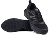 Buty trekkingowe męskie czarno-szare DK 11121 niskie impregnowane
