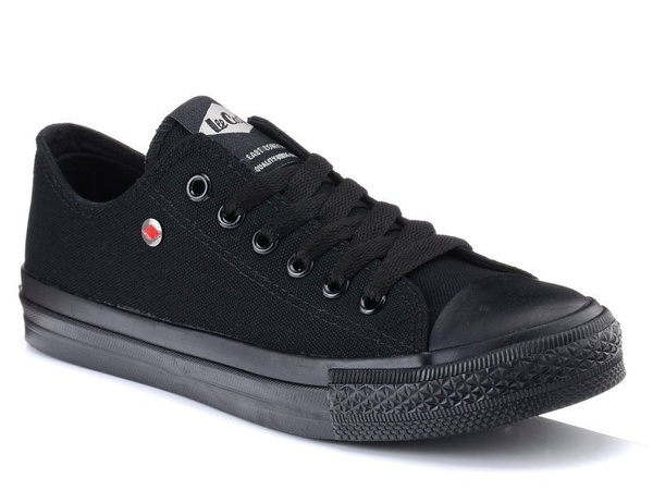TRAMPKI LEE COOPER 044 CZARNE DAMSKIE NISKIE