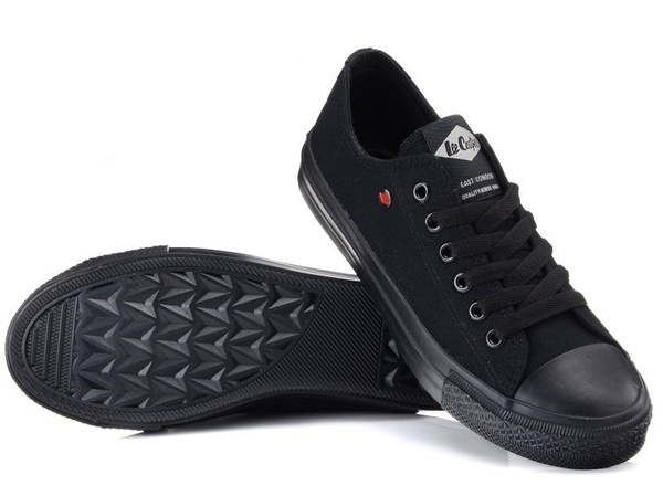 TRAMPKI LEE COOPER 044 CZARNE DAMSKIE NISKIE