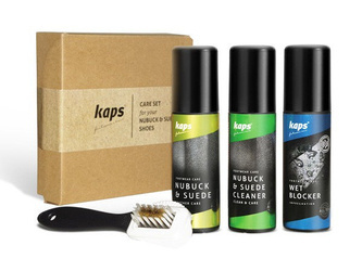 Zestaw do czyszczenia i impregnacji butów z zamszu i nubuku Kaps