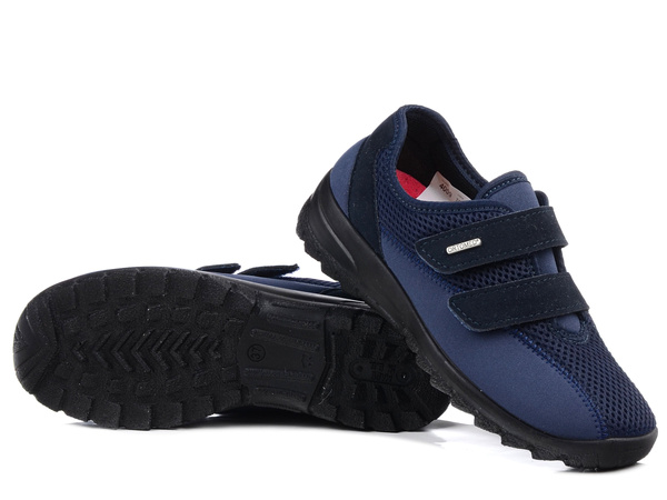 Buty damskie sportowe ortopedyczne na haluksy elastyczne OrtoMed 4009