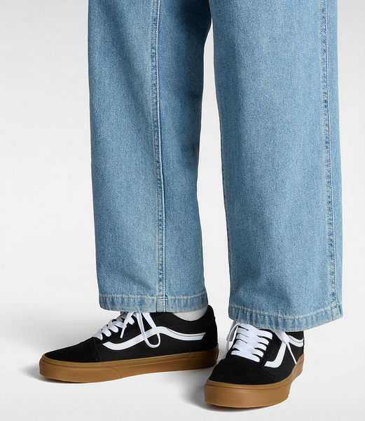 Trampki męskie czarne Vans Old Skool niskie tekstylne sznurowane