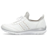 Półbuty damskie białe Rieker L3259-80 sneakersy wsuwane wygodne sportowe