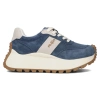 Sneakersy damskie niebieskie Filippo DP6785 buty na platformie skórzane