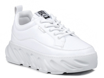 Buty sneakersy damskie białe sportowe na platformie Lee Cooper 2713L