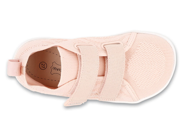 Trampki barefoot Befado 003X012 kapcie dziecięce do przedszkola na rzepy