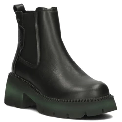 Botki damskie ocieplane workery skórzane Filippo DBT4907/23 czarne