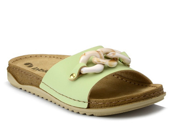 Klapki damskie INBLU AA-64 skórzana wkładka